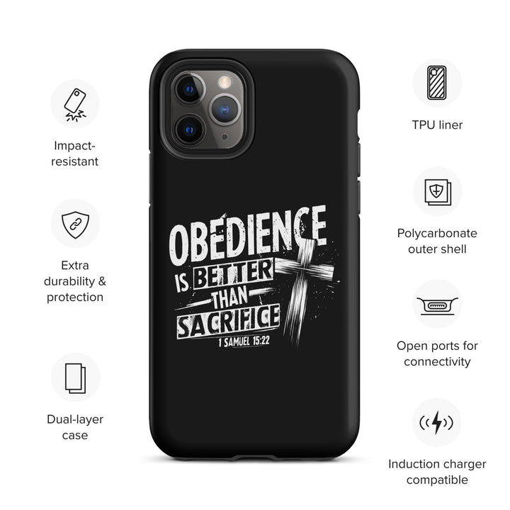 Christian Phone Case Obedience Is Better for iPhone® iPhone® Phone Cases   