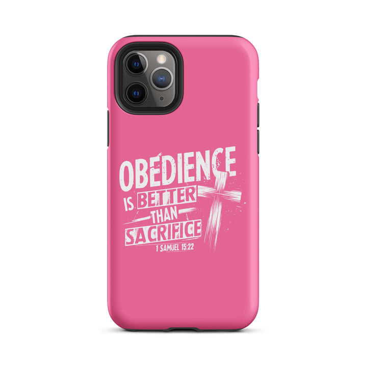 Christian Phone Case Obedience IS Better for iPhone® iPhone® Phone Cases Matte iPhone 11 Pro 