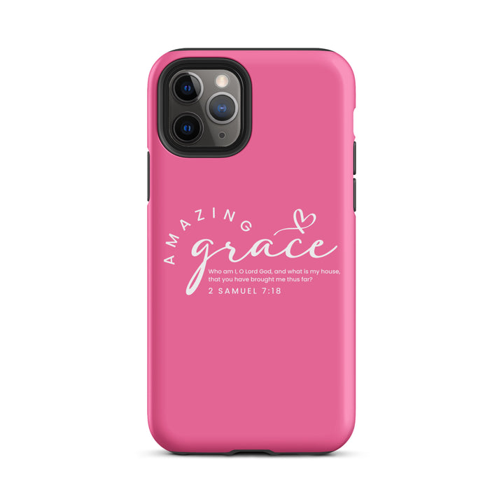 Christian Phone Case Amazing Grace Pink for iPhone® iPhone® Phone Cases Matte iPhone 11 Pro 