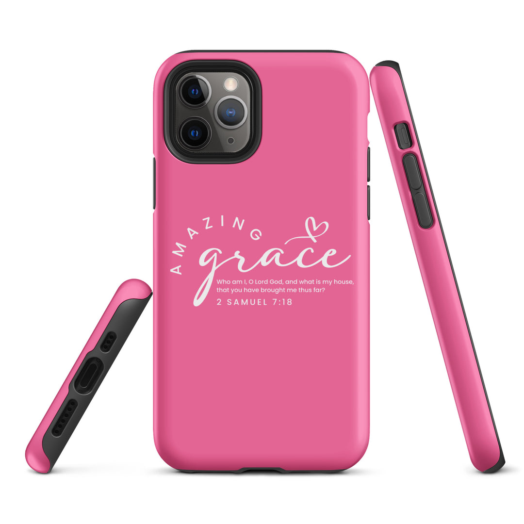 Christian Phone Case Amazing Grace Pink for iPhone® iPhone® Phone Cases   