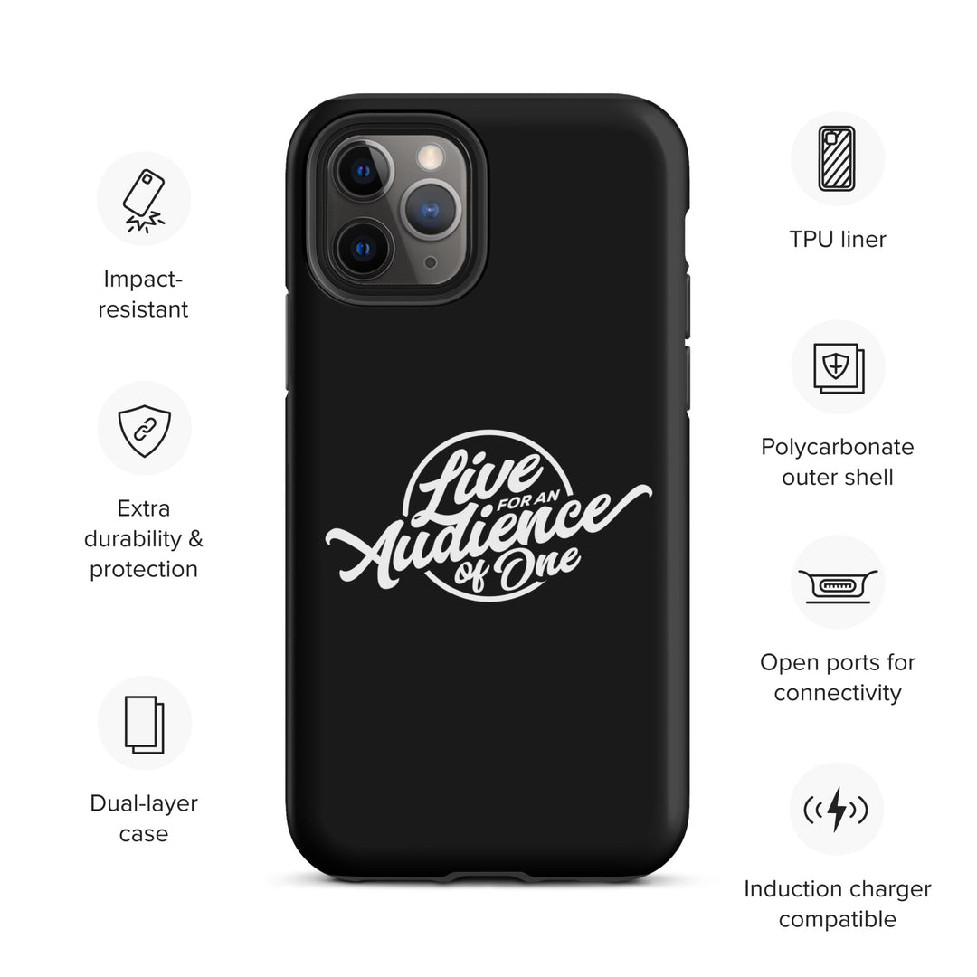 Christian Phone Case Audience of One Black for iPhone® iPhone® Phone Cases   