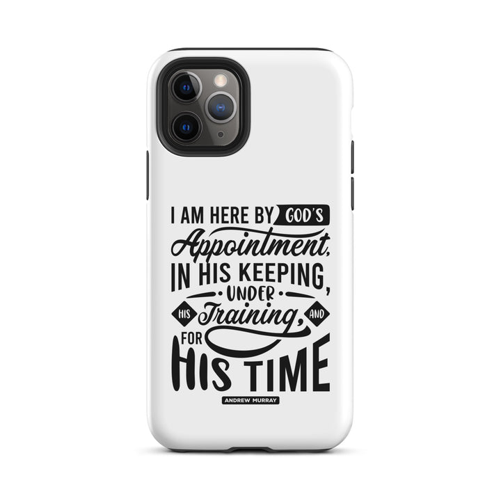 Christian Phone Case His Time White for iPhone® iPhone® Phone Cases Matte iPhone 11 Pro 