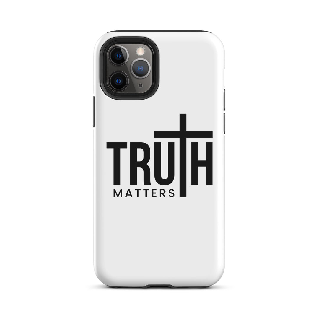 Christian Phone Case Truth Matters White for iPhone® iPhone® Phone Cases Matte iPhone 11 Pro 