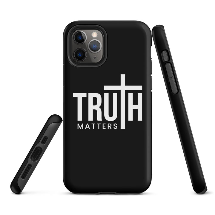 Christian Phone Case Truth Matters Black for iPhone® iPhone® Phone Cases   