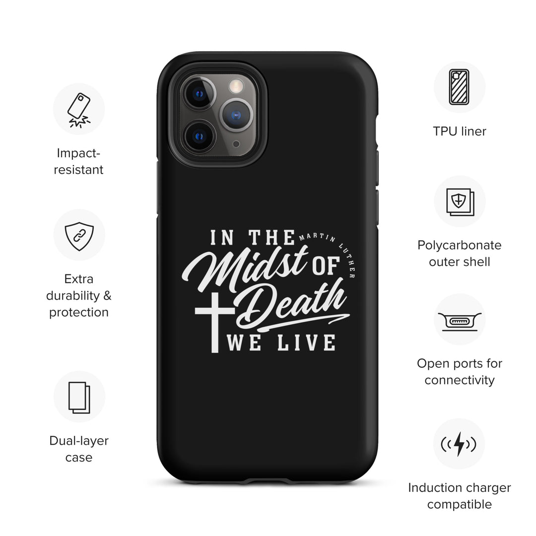 Christian Phone Case Midst of Death Black for iPhone® iPhone® Phone Cases   