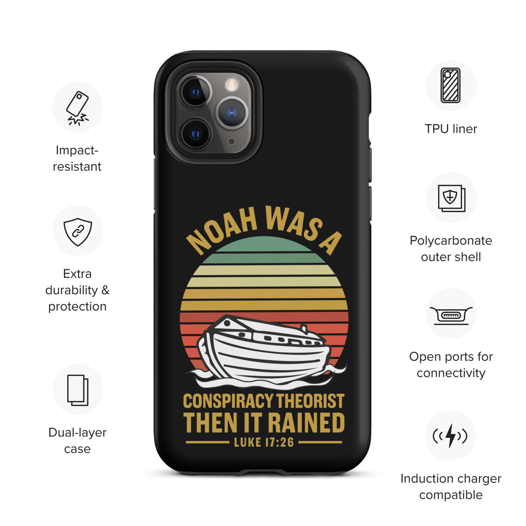 Christian Phone Case Noah Conspiracy Black for iPhone® iPhone® Phone Cases   