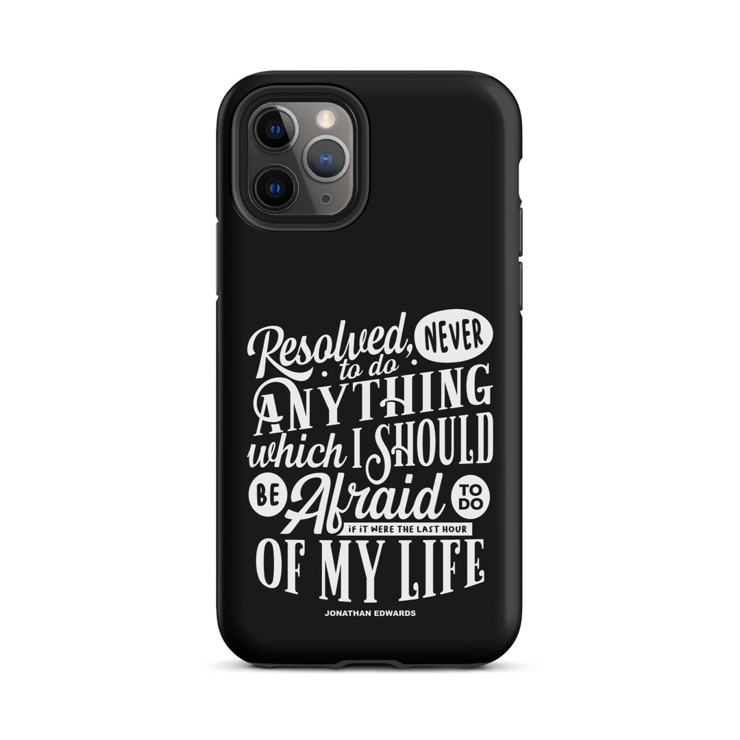 Christian Phone Case Last Hour Black for iPhone® iPhone® Phone Cases Matte iPhone 11 Pro 