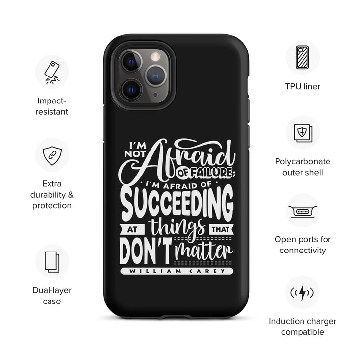 Christian Phone Case Things That Matter Black for iPhone® iPhone® Phone Cases   