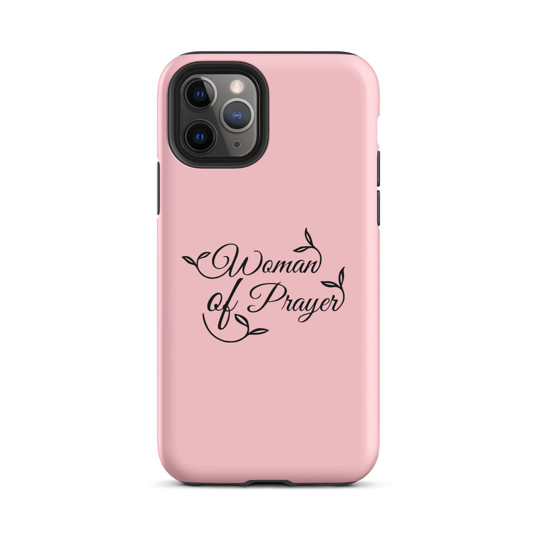 Christian Phone Case Woman of Prayer Pink for iPhone® iPhone® Phone Cases Matte iPhone 11 Pro 