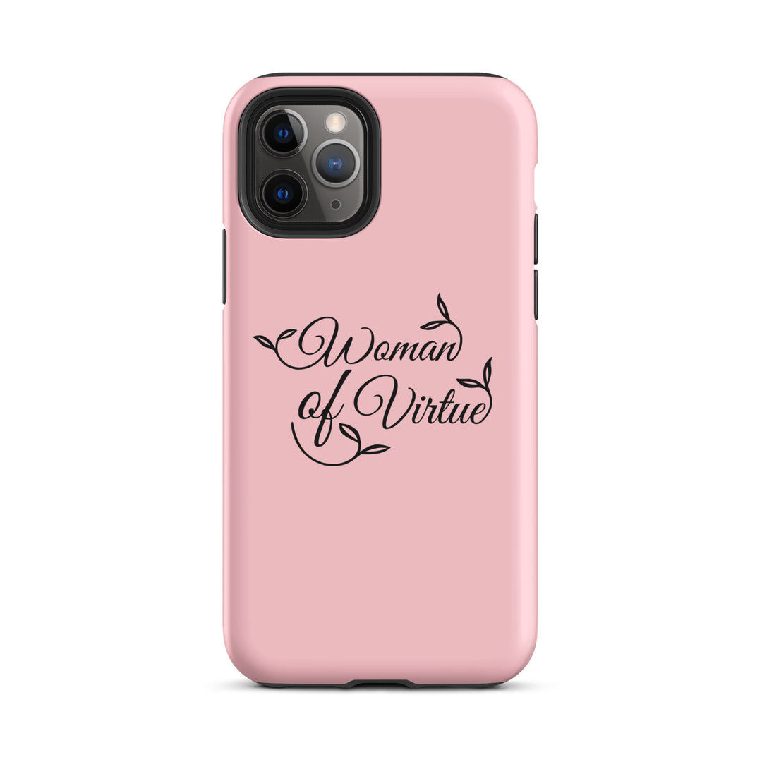 Christian Phone Case Woman of Virtue Pink for iPhone® iPhone® Phone Cases Matte iPhone 11 Pro 