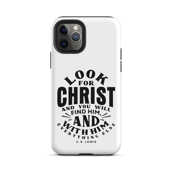 Christian Phone Case Look For Christ White for iPhone® iPhone® Phone Cases Matte iPhone 11 Pro 