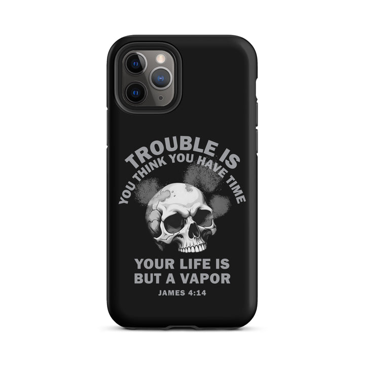 Christian Phone Case Life Is Vapor Black for iPhone® iPhone® Phone Cases Matte iPhone 11 Pro 