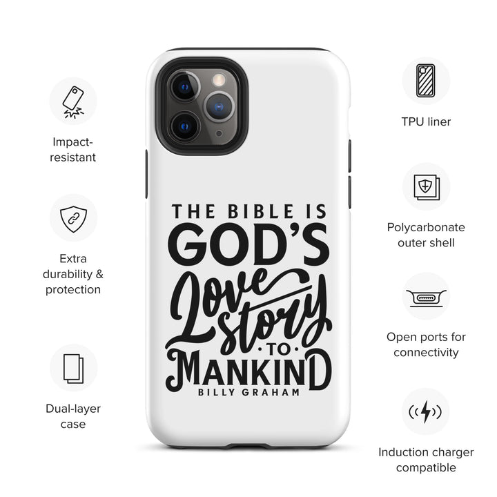 Christian Phone Case God's Love Story White for iPhone® iPhone® Phone Cases   