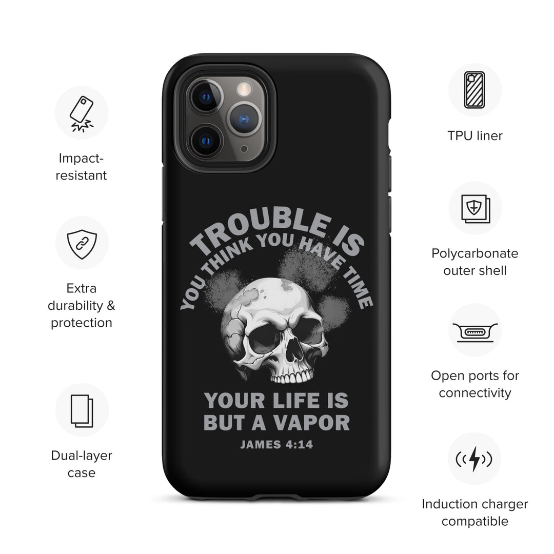 Christian Phone Case Life Is Vapor Black for iPhone® iPhone® Phone Cases   