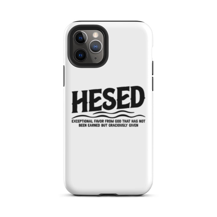 Christian Phone Case Hesed Exceptional Favor White for iPhone® iPhone® Phone Cases Matte iPhone 11 Pro 