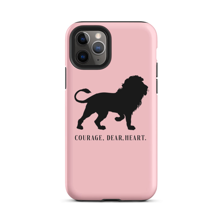 Christian Phone Case Courage Dear Heart Pink for iPhone® iPhone® Phone Cases Matte iPhone 11 Pro 