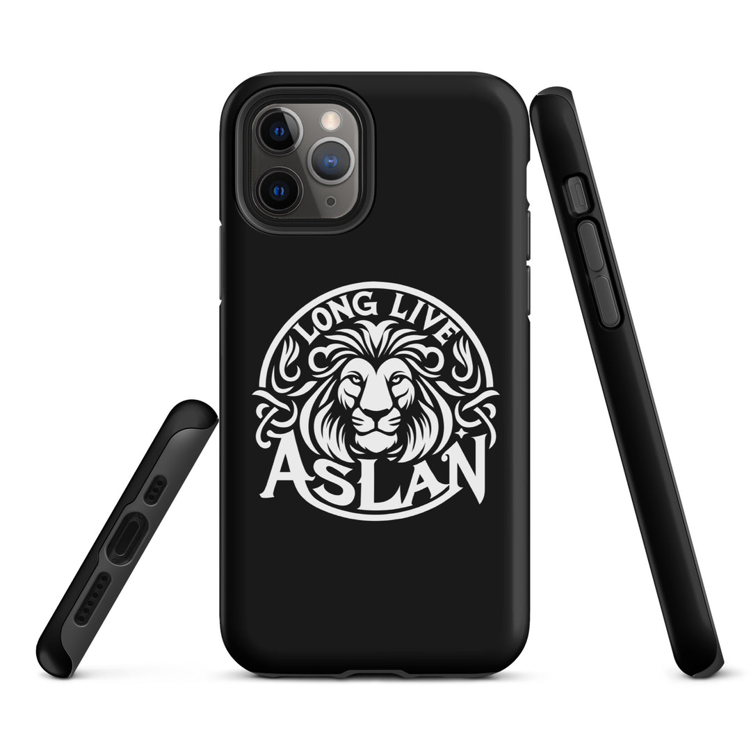 Christian Phone Case Long Live Aslan Black for iPhone® iPhone® Phone Cases   