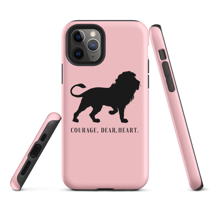 Christian Phone Case Courage Dear Heart Pink for iPhone® iPhone® Phone Cases   