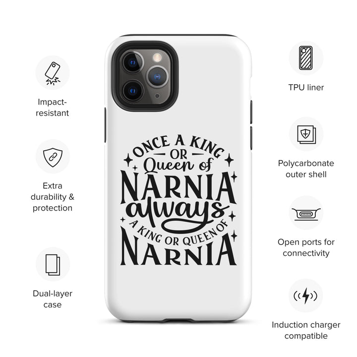 Christian Phone Case King or Queen Narnia White for iPhone® iPhone® Phone Cases   