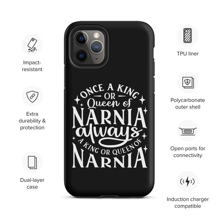 Christian Phone Case King or Queen Narnia Black for iPhone® iPhone® Phone Cases   