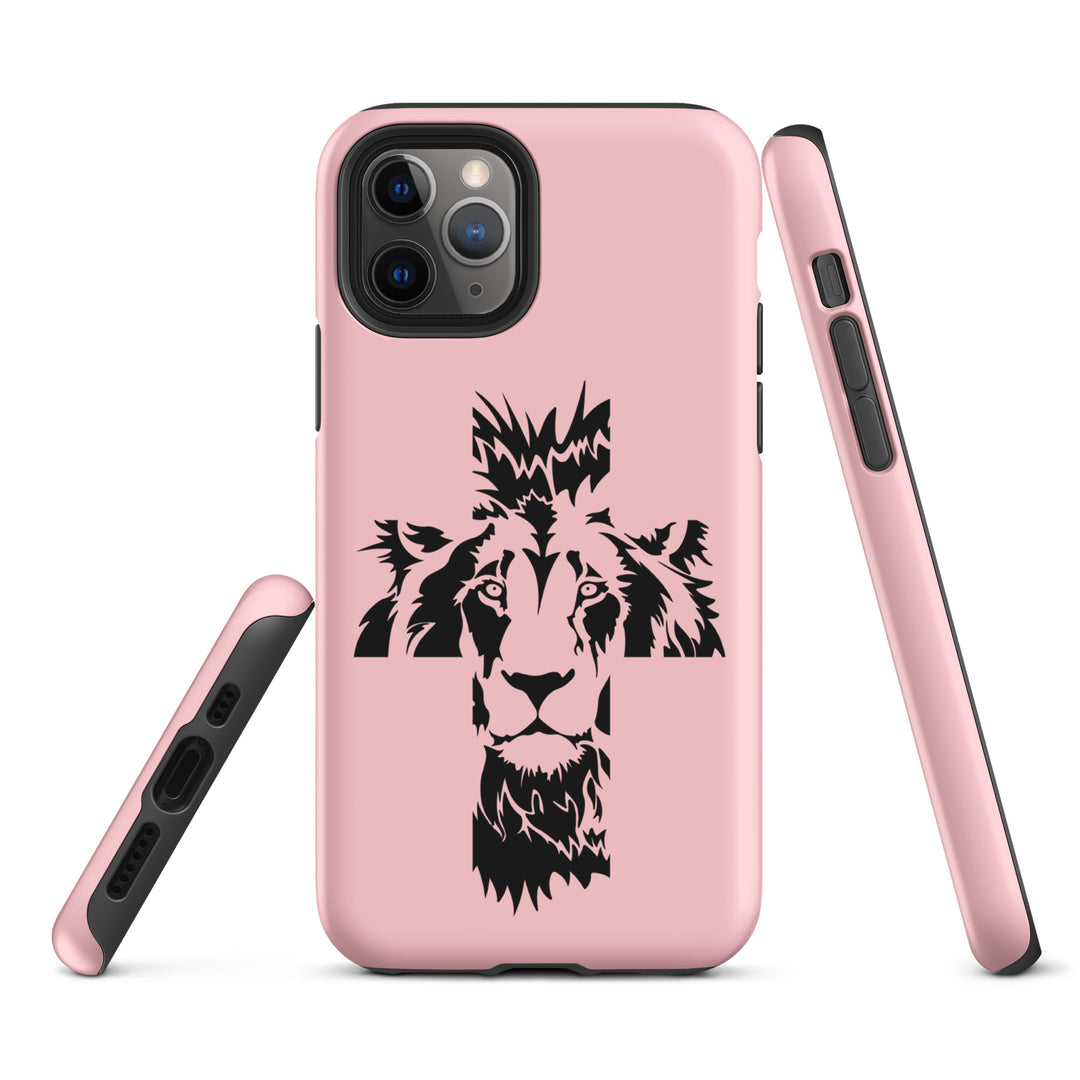 Christian Phone Case Aslan Cross Pink for iPhone® iPhone® Phone Cases   