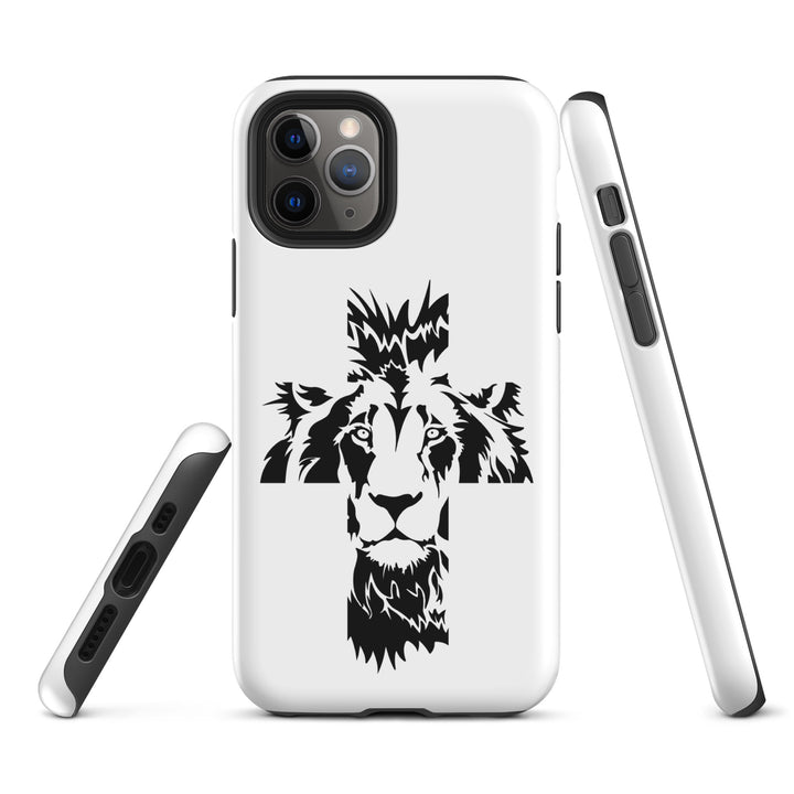 Christian Phone Case Aslan Cross White for iPhone® iPhone® Phone Cases   