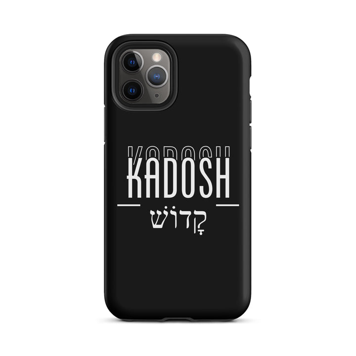 Christian Phone Case Kadosh Hebrew Black for iPhone® iPhone® Phone Cases Matte iPhone 11 Pro 