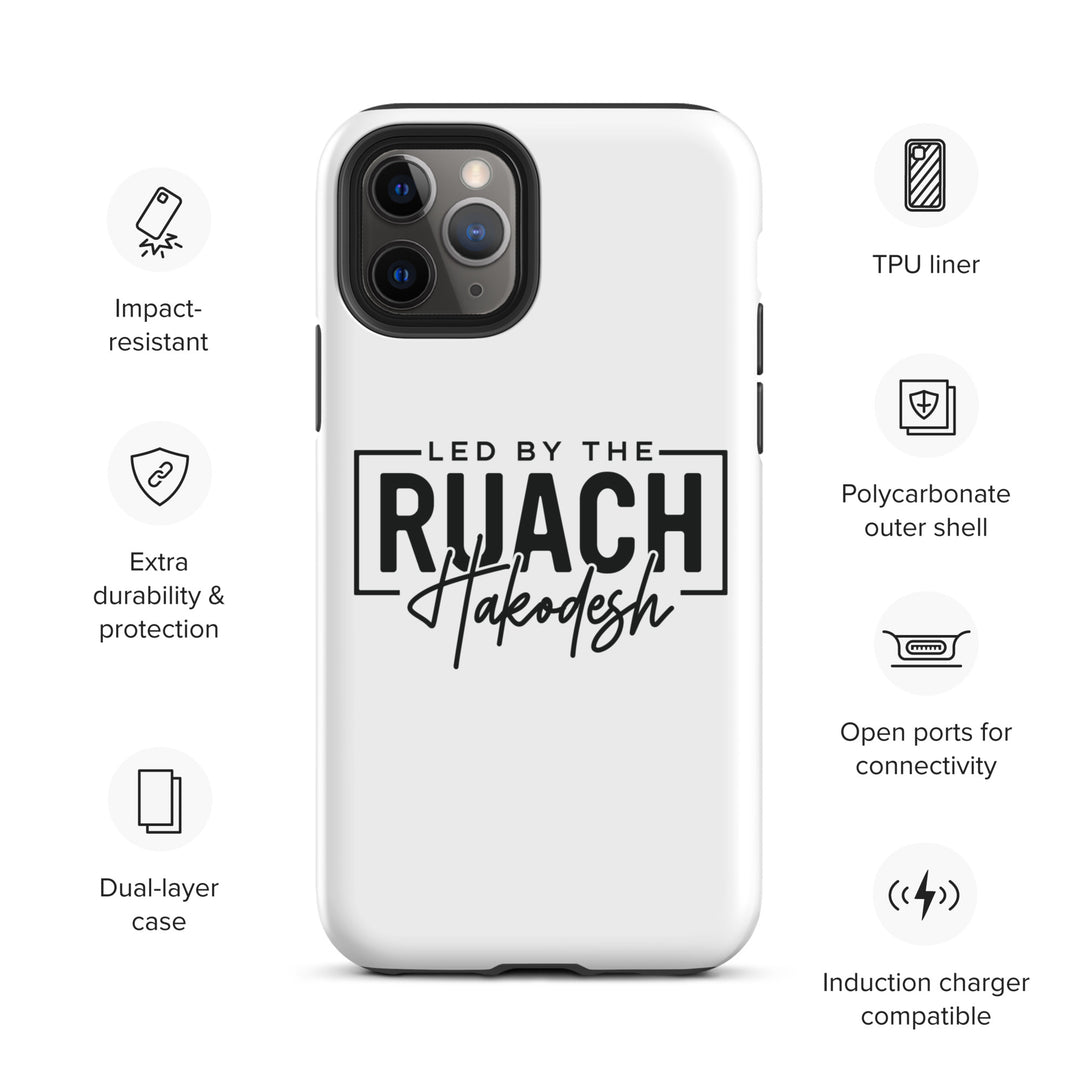 Christian Phone Case Led By Ruach Hakodesh White for iPhone® iPhone® Phone Cases   