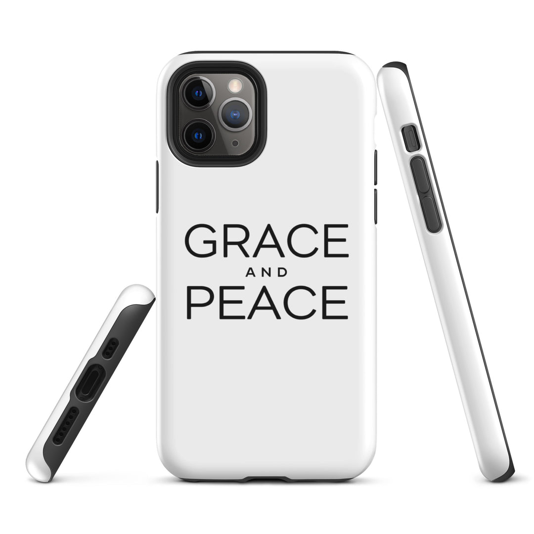 Christian Phone Case Grace and Peace White for iPhone® iPhone® Phone Cases   