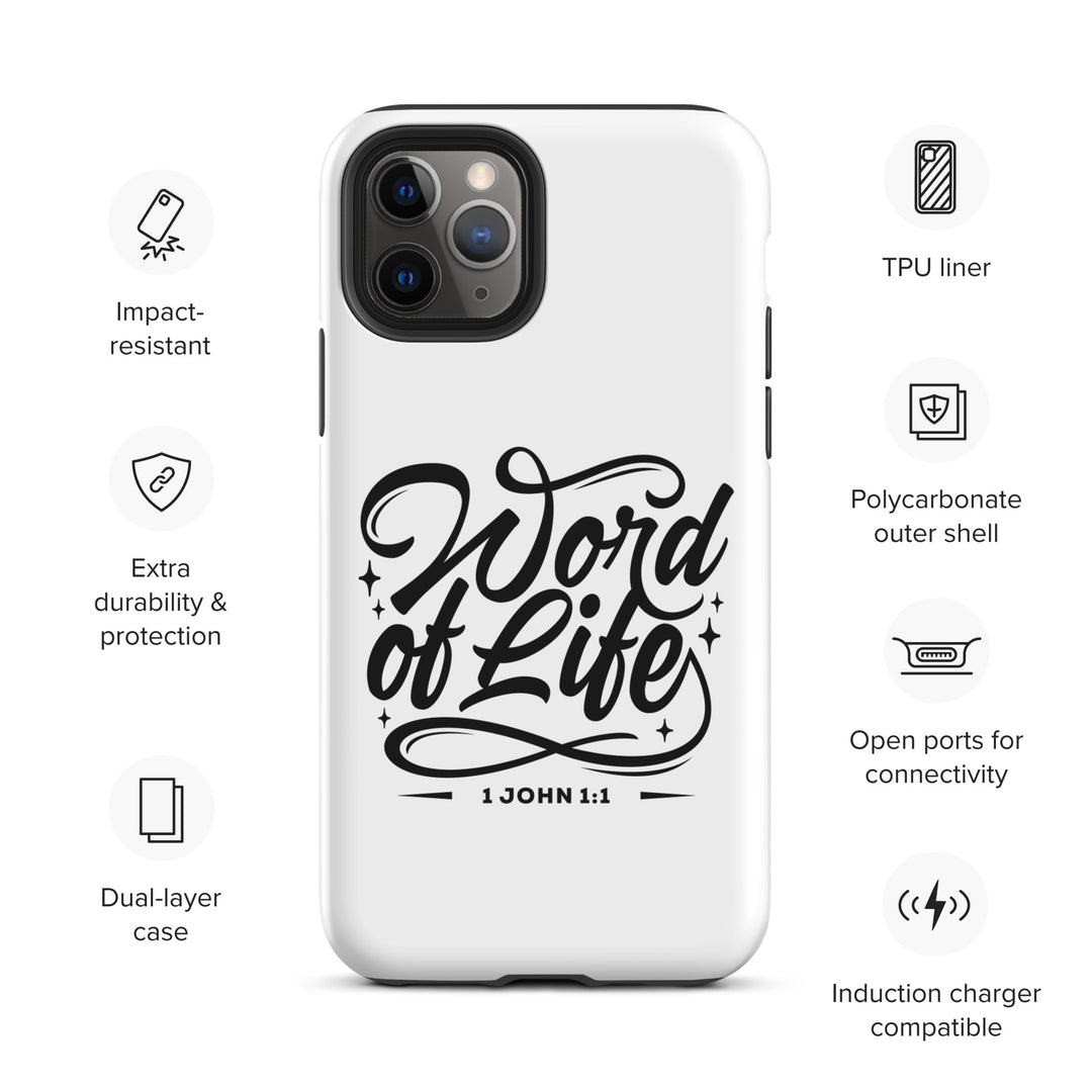 Christian Phone Case Word of Life White for iPhone® iPhone® Phone Cases   