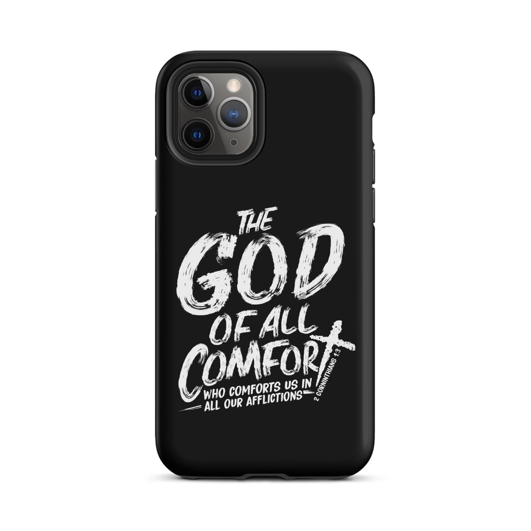 Christian Phone Case God of All Comfort Black for iPhone® iPhone® Phone Cases Matte iPhone 11 Pro 