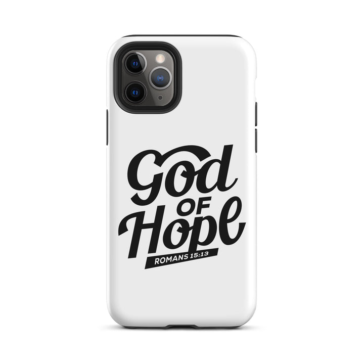 Christian Phone Case God of Hope White for iPhone® iPhone® Phone Cases Matte iPhone 11 Pro 