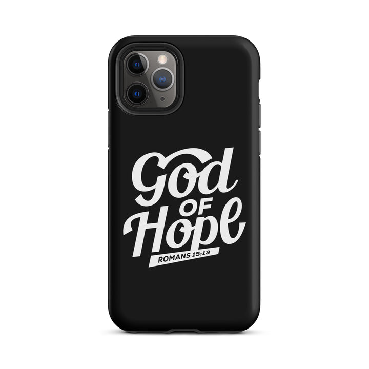 Christian Phone Case God of Hope Black for iPhone® iPhone® Phone Cases Matte iPhone 11 Pro 