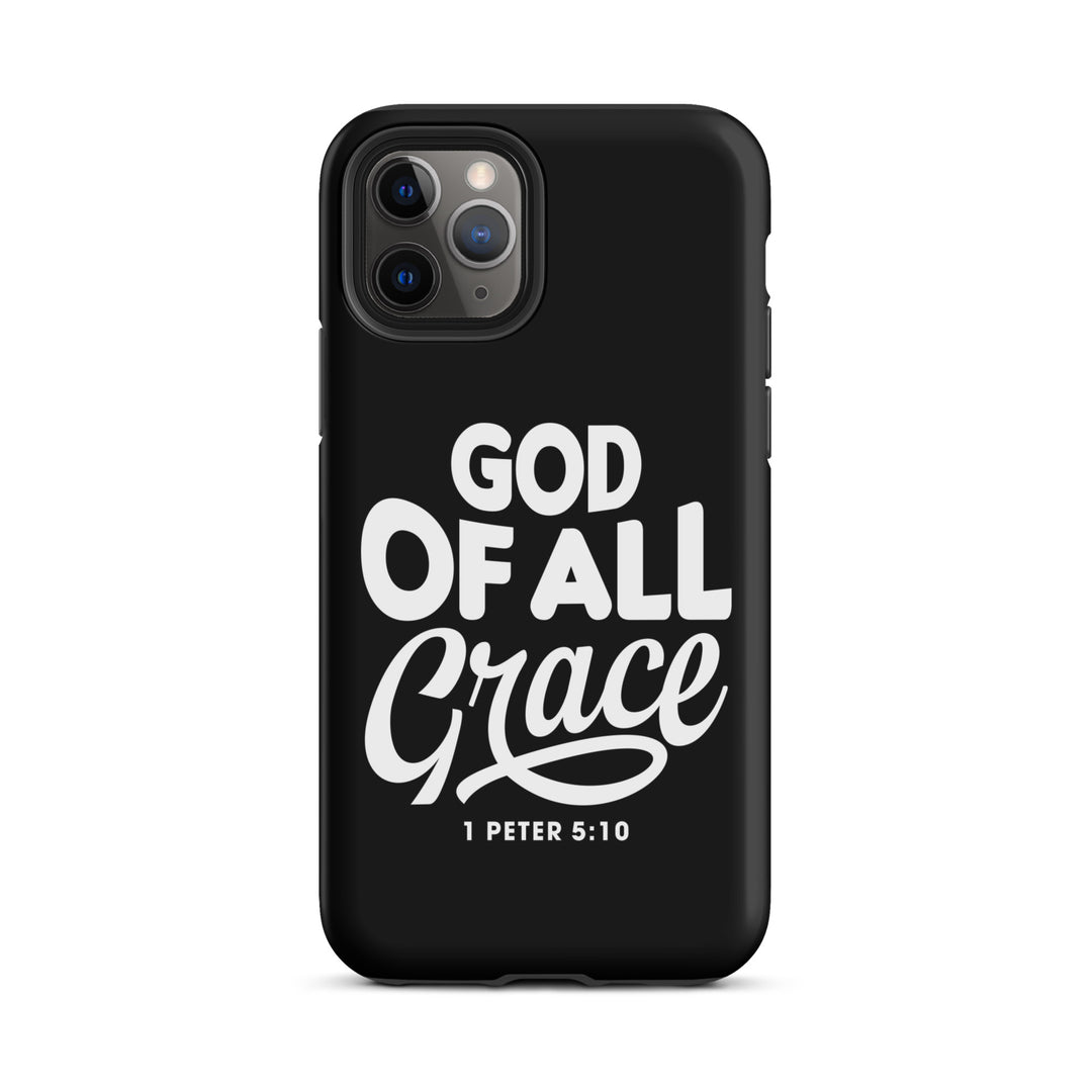 Christian Phone Case God of All Grace Black for iPhone® iPhone® Phone Cases Matte iPhone 11 Pro 