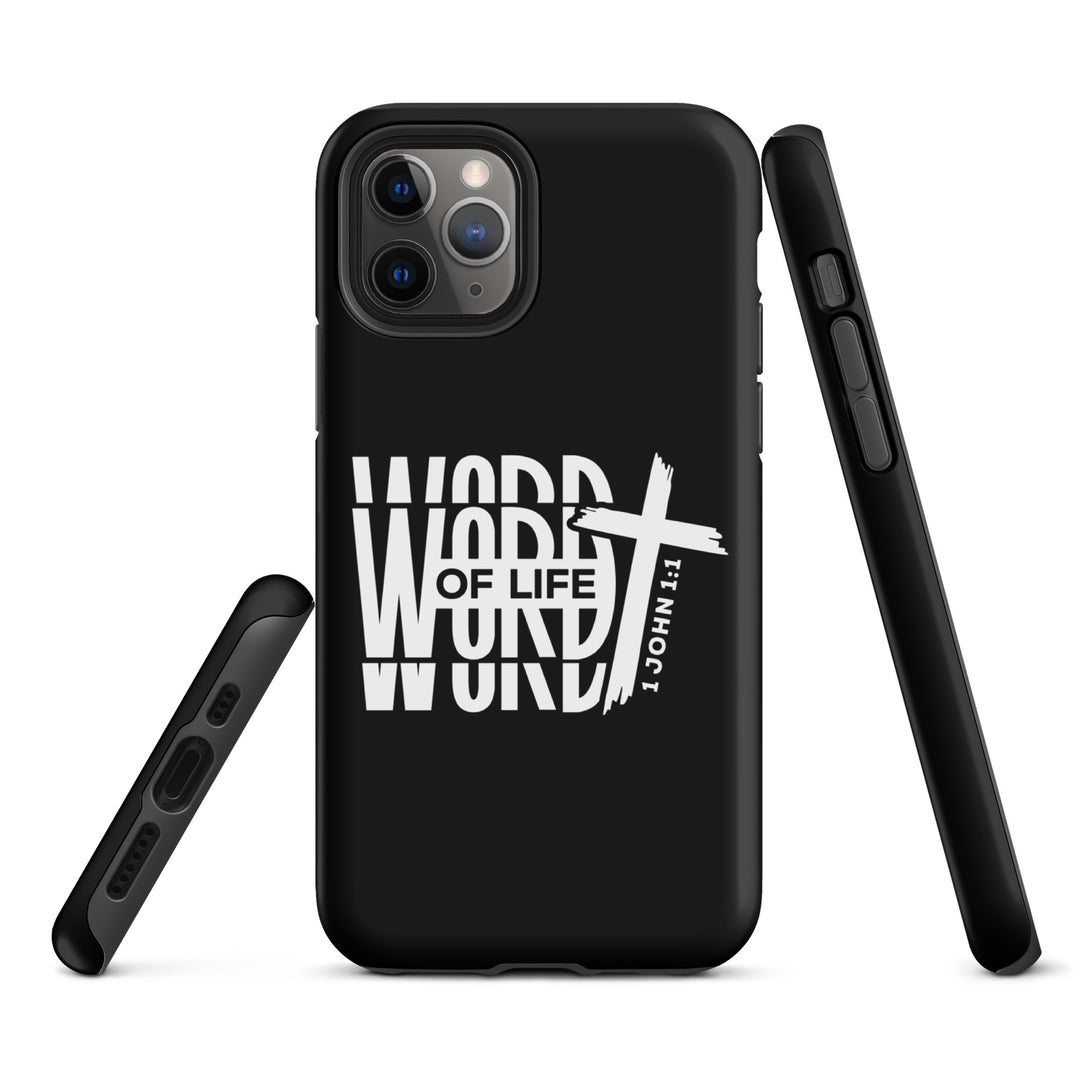 Christian Phone Case Word of Life Black for iPhone® iPhone® Phone Cases   