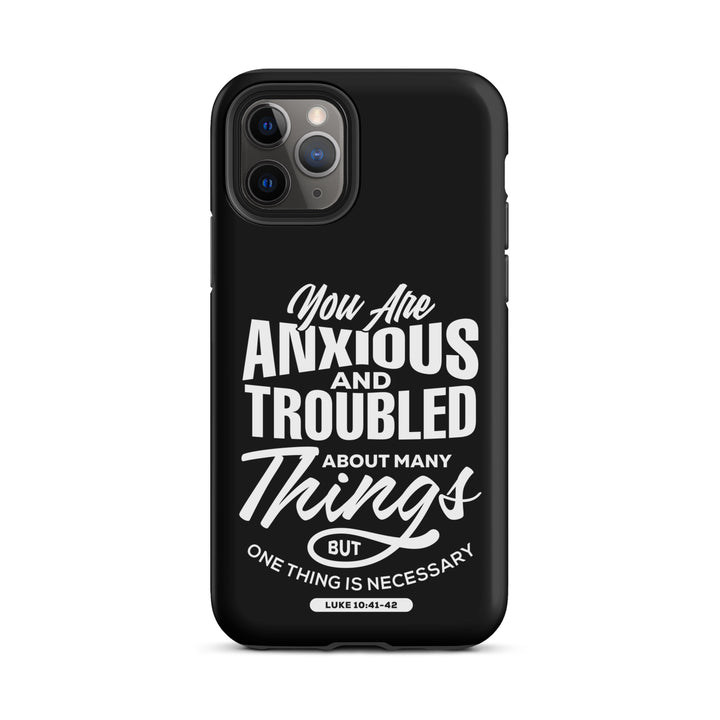 Christian Phone Case Anxious And Troubled Black for iPhone® iPhone® Phone Cases Matte iPhone 11 Pro 