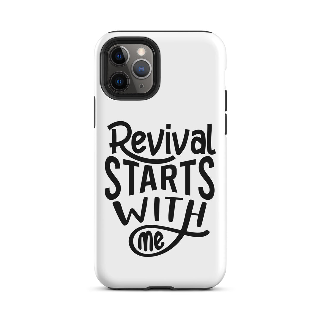 Christian Phone Case Revival Starts With Me White for iPhone® iPhone® Phone Cases Matte iPhone 11 Pro 