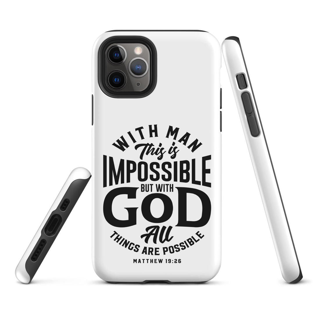 Christian Phone Case All Things Possible White for iPhone® iPhone® Phone Cases   