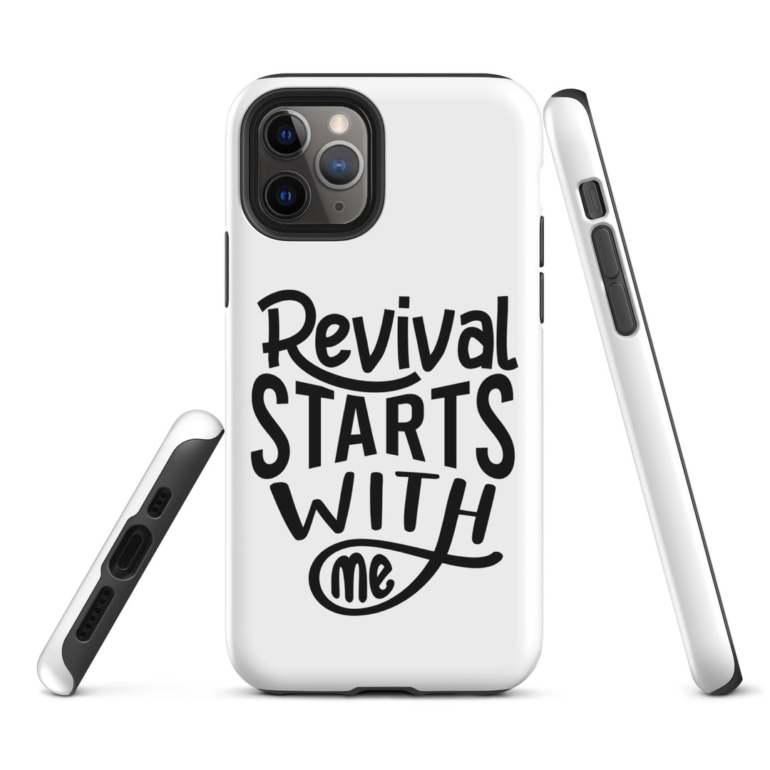 Christian Phone Case Revival Starts With Me White for iPhone® iPhone® Phone Cases   