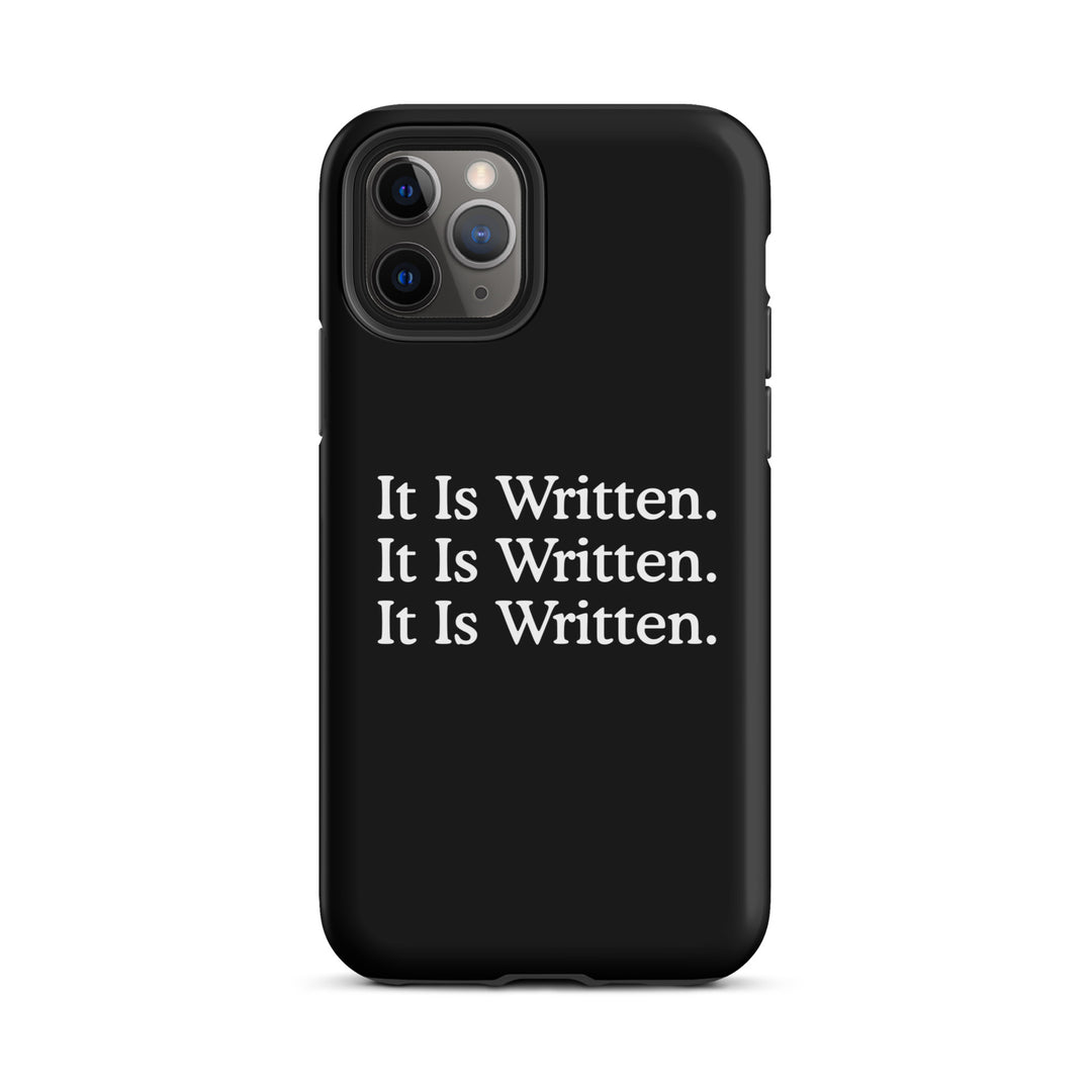 Christian Phone Case It Is Written Black for iPhone® iPhone® Phone Cases Matte iPhone 11 Pro 