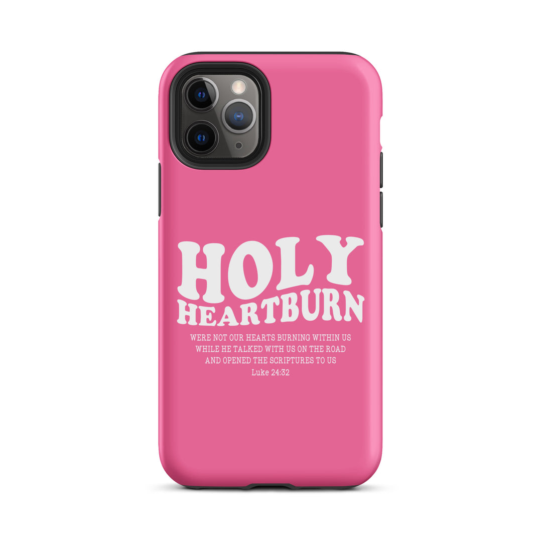 Christian Phone Case Holy Heartburn Pink  for iPhone® iPhone® Phone Cases Matte iPhone 11 Pro 