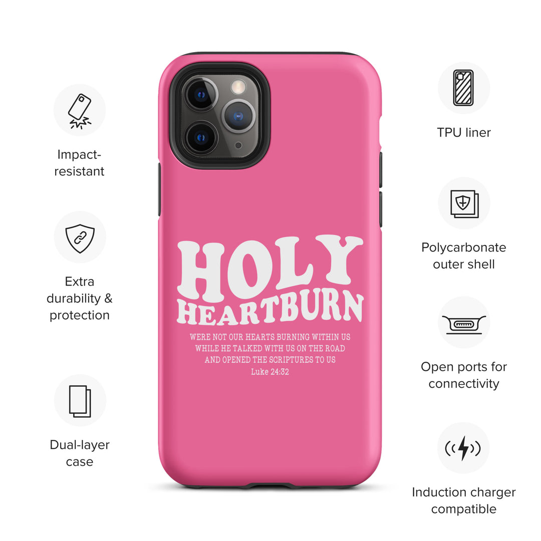 Christian Phone Case Holy Heartburn Pink  for iPhone® iPhone® Phone Cases   