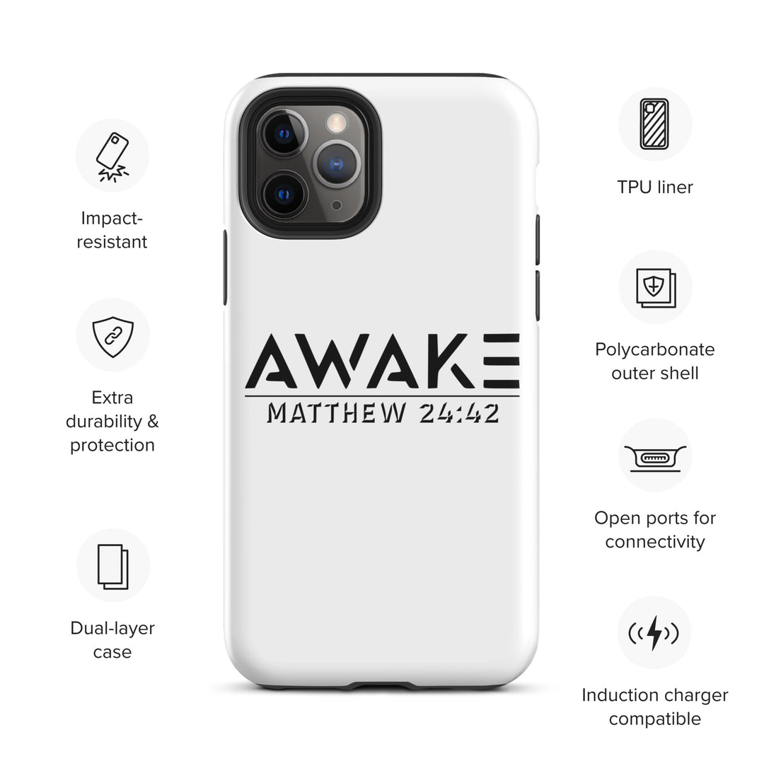 Christian Phone Case Awake White for iPhone® iPhone® Phone Cases   