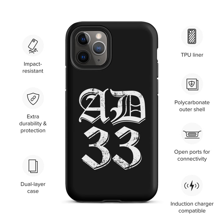 Christian Phone Case AD 33 Old English Black for iPhone® iPhone® Phone Cases   