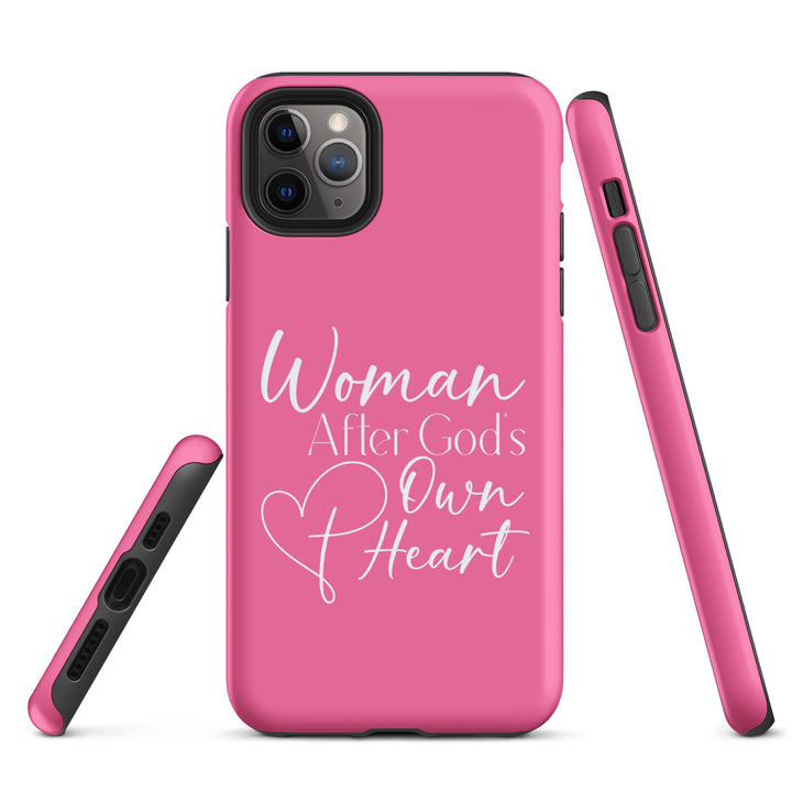 Christian Phone Case Woman After God's Heart Pink for iPhone® iPhone® Phone Cases   