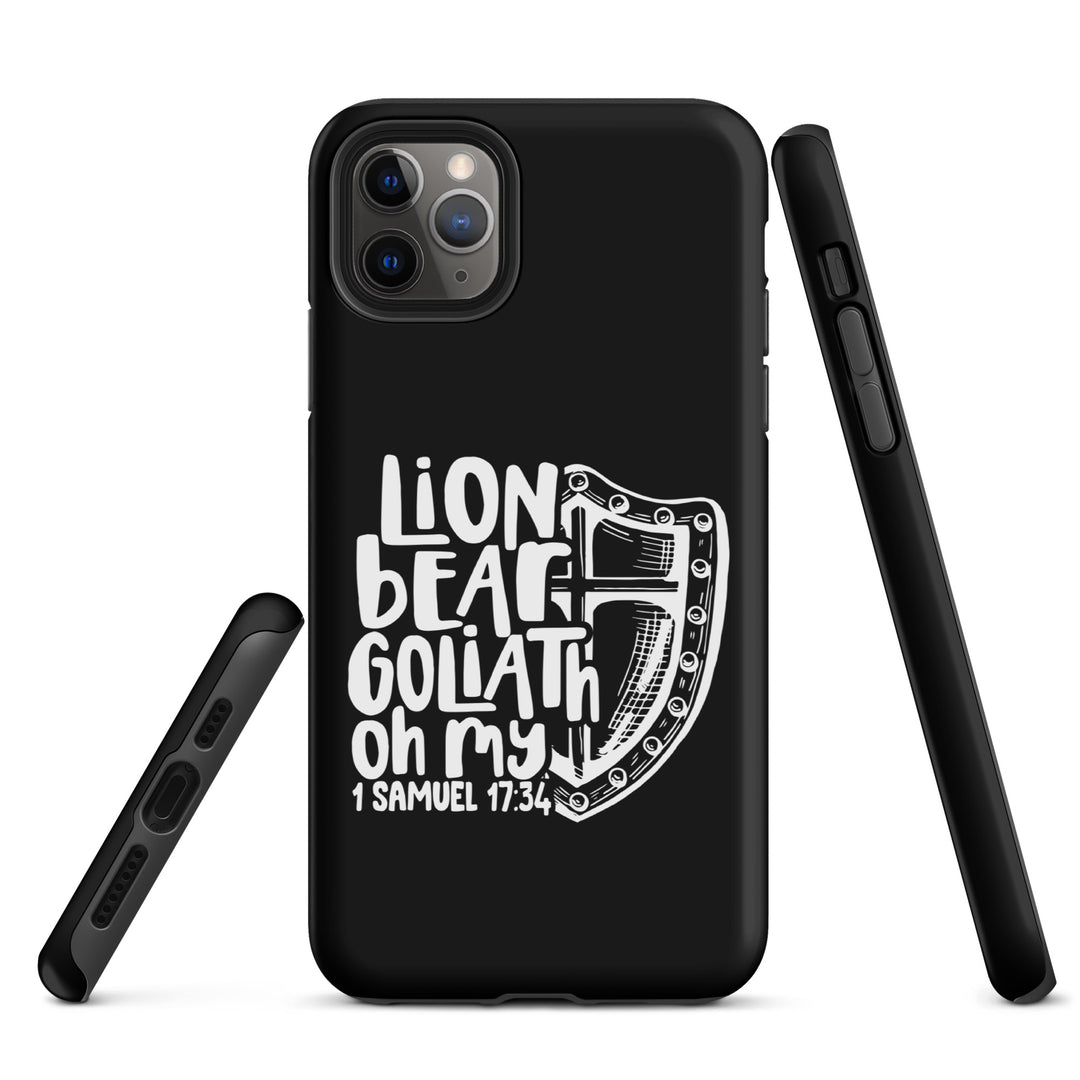 Christian Phone Case Lion Bear Goliath Oh My for iPhone® iPhone® Phone Cases   