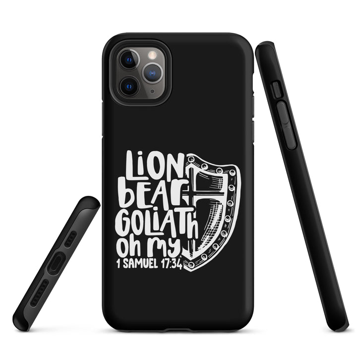 Christian Phone Case Lion Bear Goliath Oh My for iPhone® iPhone® Phone Cases   