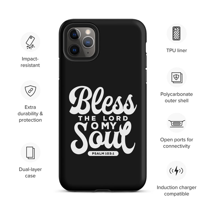 Christian Phone Case Bless The Lord Tough for iPhone® iPhone® Phone Cases   