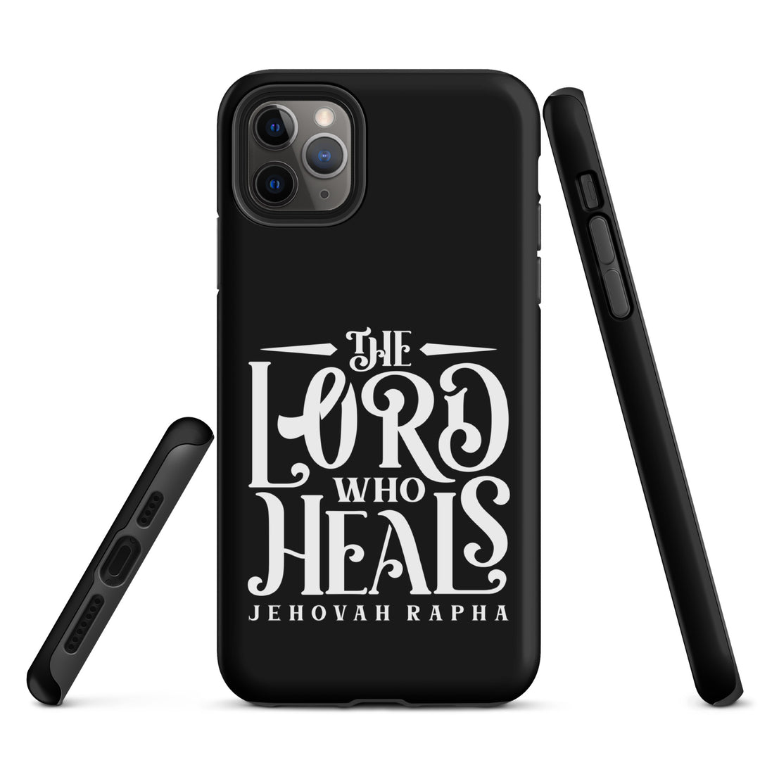 Christian Phone Case The Lord Who Heals Black for iPhone® iPhone® Phone Cases   