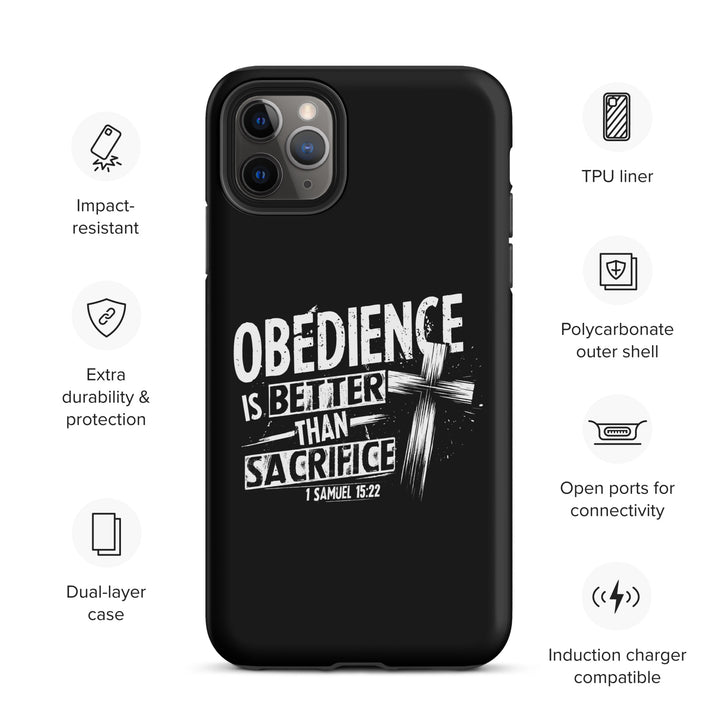 Christian Phone Case Obedience Is Better for iPhone® iPhone® Phone Cases   